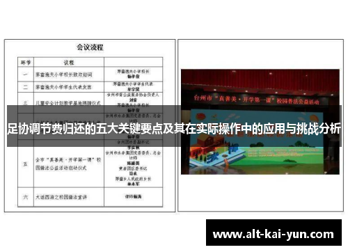 足协调节费归还的五大关键要点及其在实际操作中的应用与挑战分析