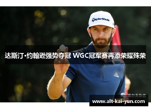 达斯汀·约翰逊强势夺冠 WGC冠军赛再添荣耀殊荣